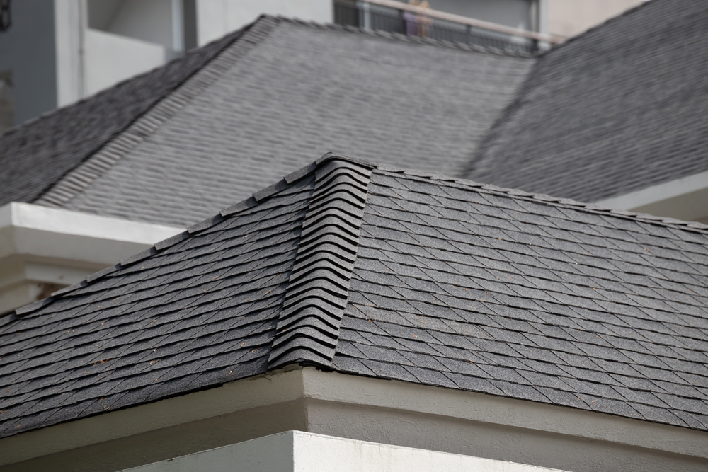 Best types of roofing materials - asphalt shingles.